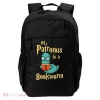 My Patronus Is A Bookworm Gift Funny Book Lover Gift And Reading Great Gift Backpack thumb 0