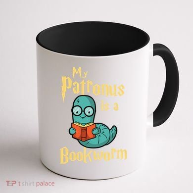 My Patronus Is A Bookworm Gift Funny Book Lover Gift And Reading Great Gift Coffee Mug back
