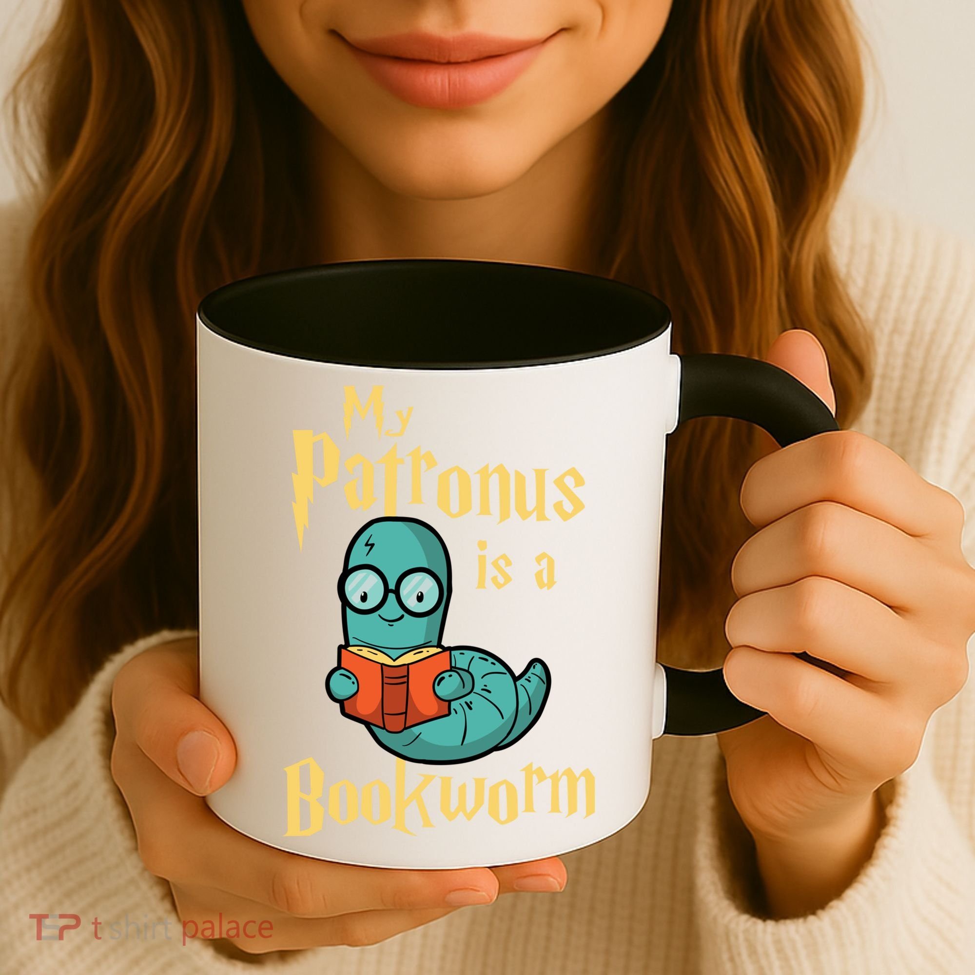 My Patronus Is A Bookworm Gift Funny Book Lover Gift And Reading Great Gift Coffee Mug