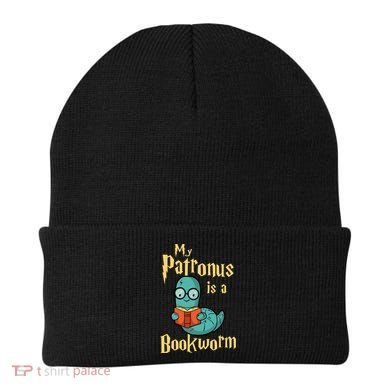 My Patronus Is A Bookworm Gift Funny Book Lover Gift And Reading Great Gift Beanie