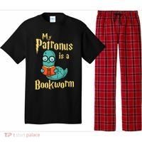 My Patronus Is A Bookworm Gift Funny Book Lover Gift And Reading Great Gift Pajama Set thumb 0