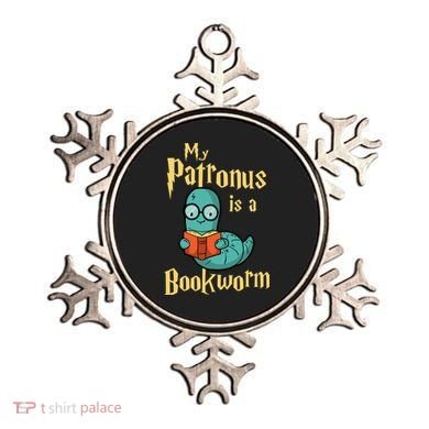 My Patronus Is A Bookworm Gift Funny Book Lover Gift And Reading Great Gift Ornament
