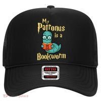 My Patronus Is A Bookworm Gift Funny Book Lover Gift And Reading Great Gift Hat thumb 0