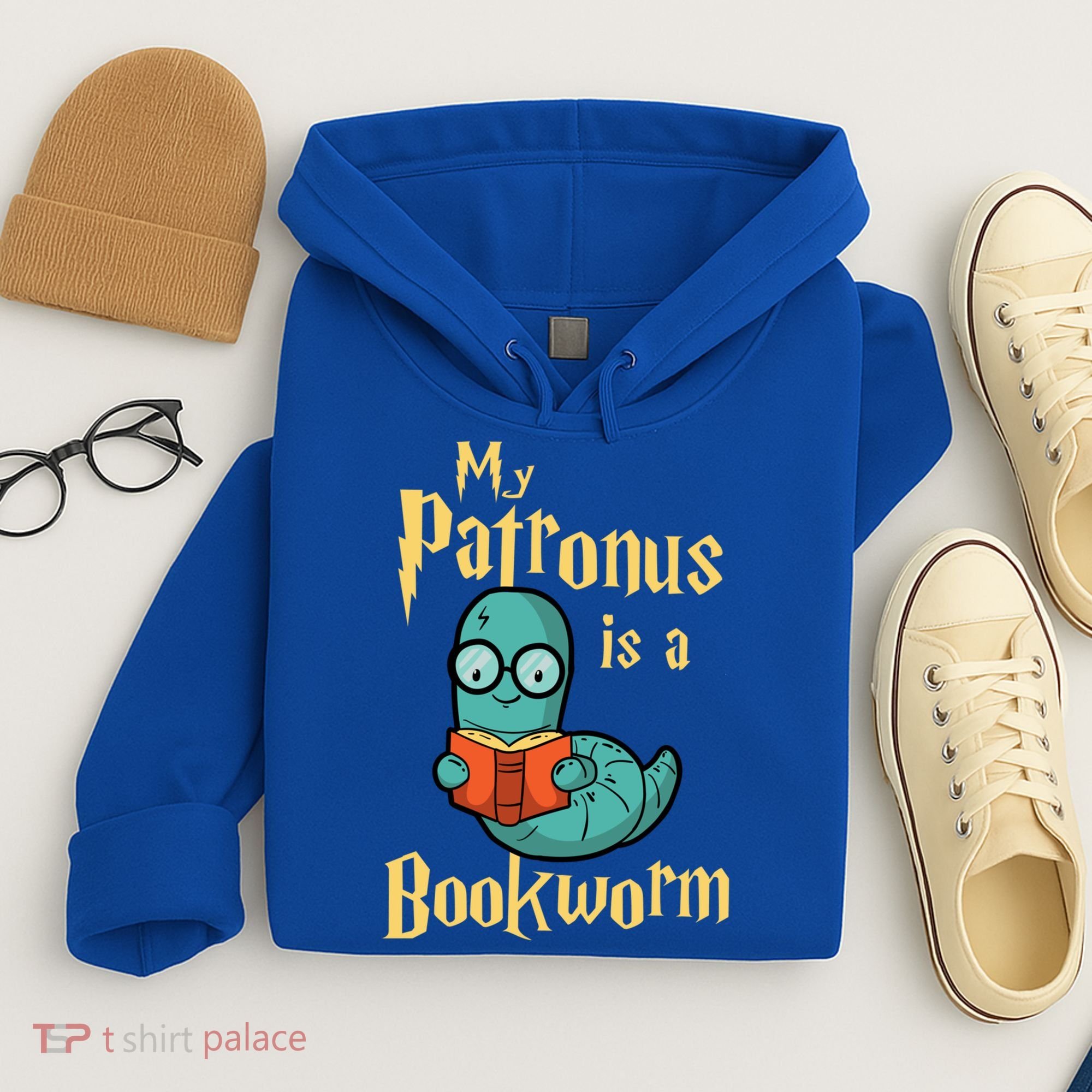 My Patronus Is A Bookworm Gift Funny Book Lover Gift And Reading Great Gift Hoodie