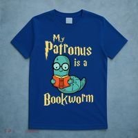 My Patronus Is A Bookworm Gift Funny Book Lover Gift And Reading Great Gift T-Shirt thumb 5