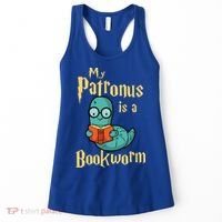 My Patronus Is A Bookworm Gift Funny Book Lover Gift And Reading Great Gift Women's Tank Top thumb 0