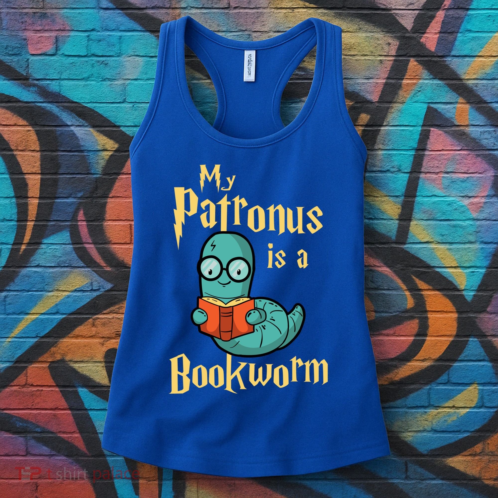 My Patronus Is A Bookworm Gift Funny Book Lover Gift And Reading Great Gift Women's Tank Top