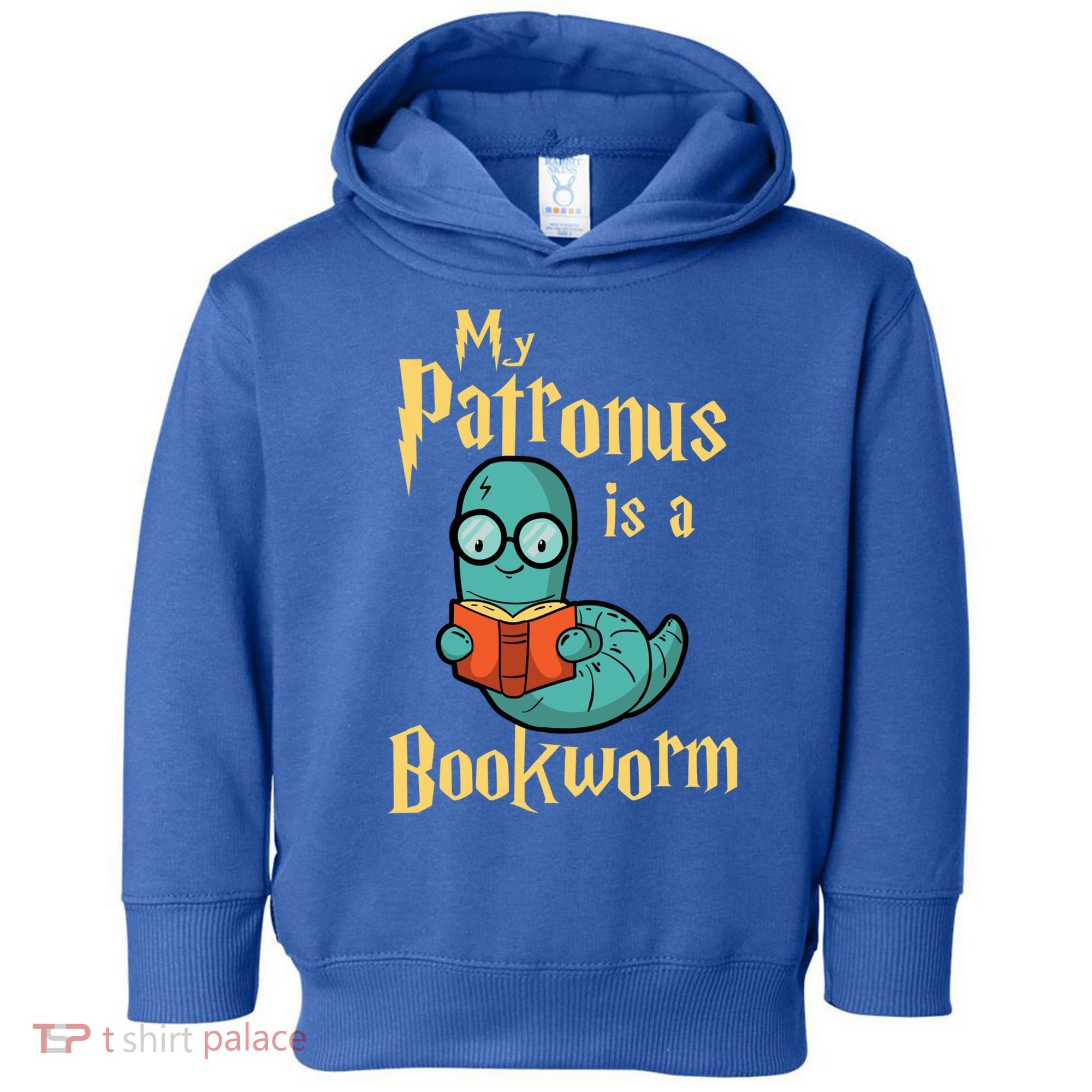 My Patronus Is A Bookworm Gift Funny Book Lover Gift And Reading Great Gift Toddler Hoodie