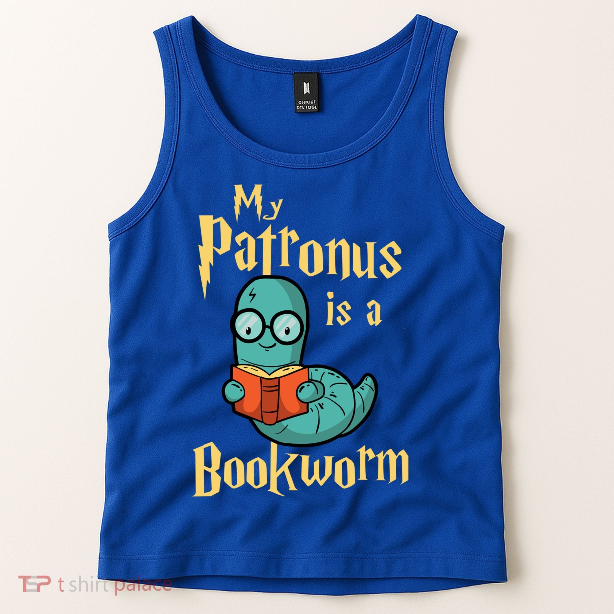 My Patronus Is A Bookworm Gift Funny Book Lover Gift And Reading Great Gift Tank Top