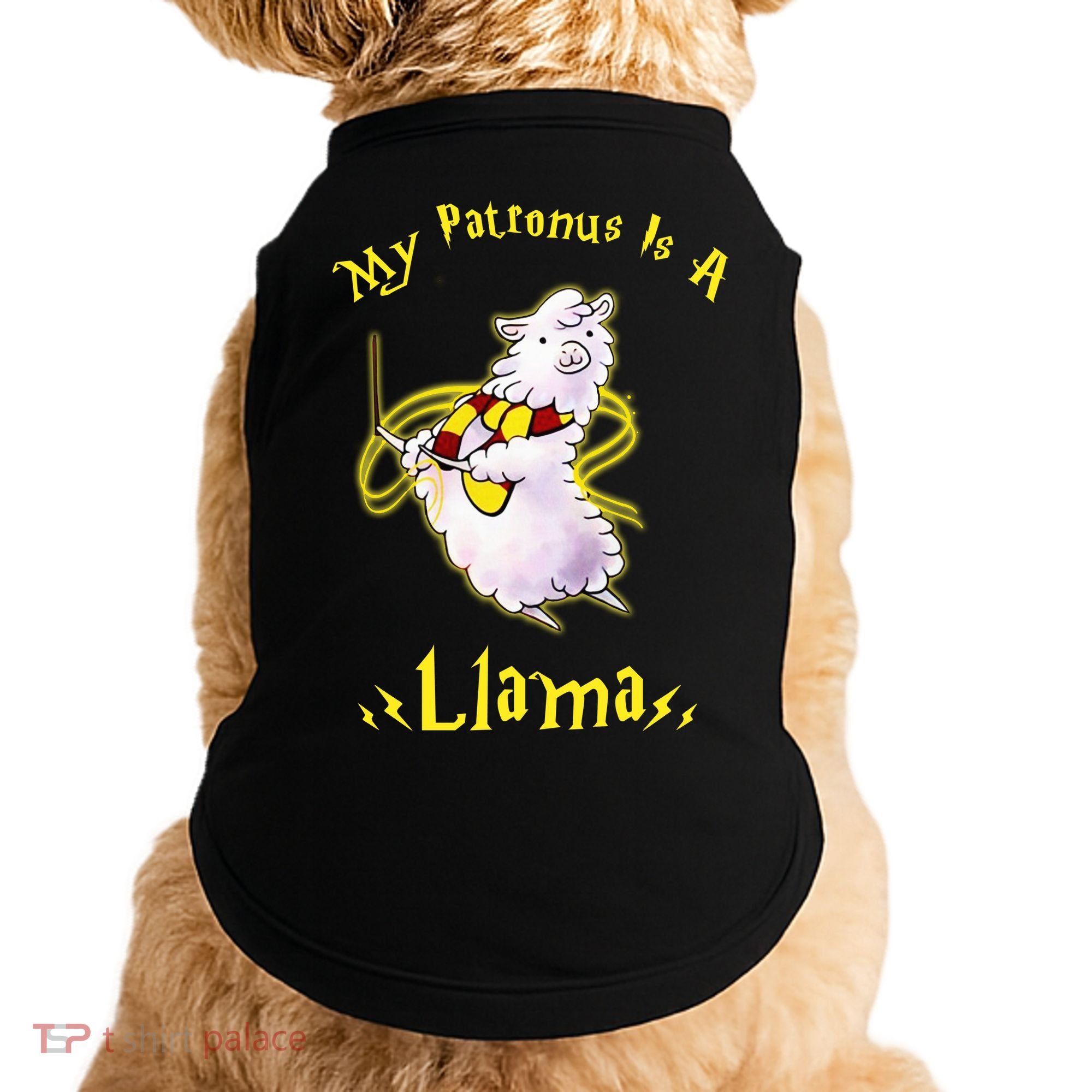 My Patronus Is A Llama Doggie Tank
