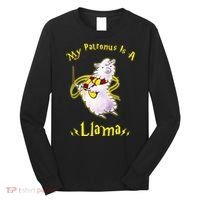My Patronus Is A Llama Long Sleeve Shirt thumb 0