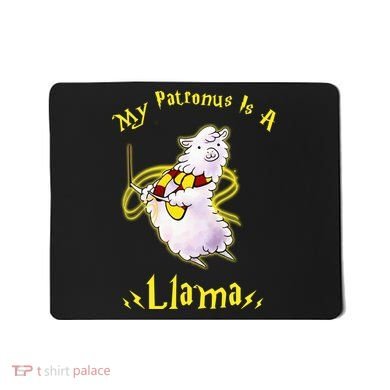 My Patronus Is A Llama Mousepad