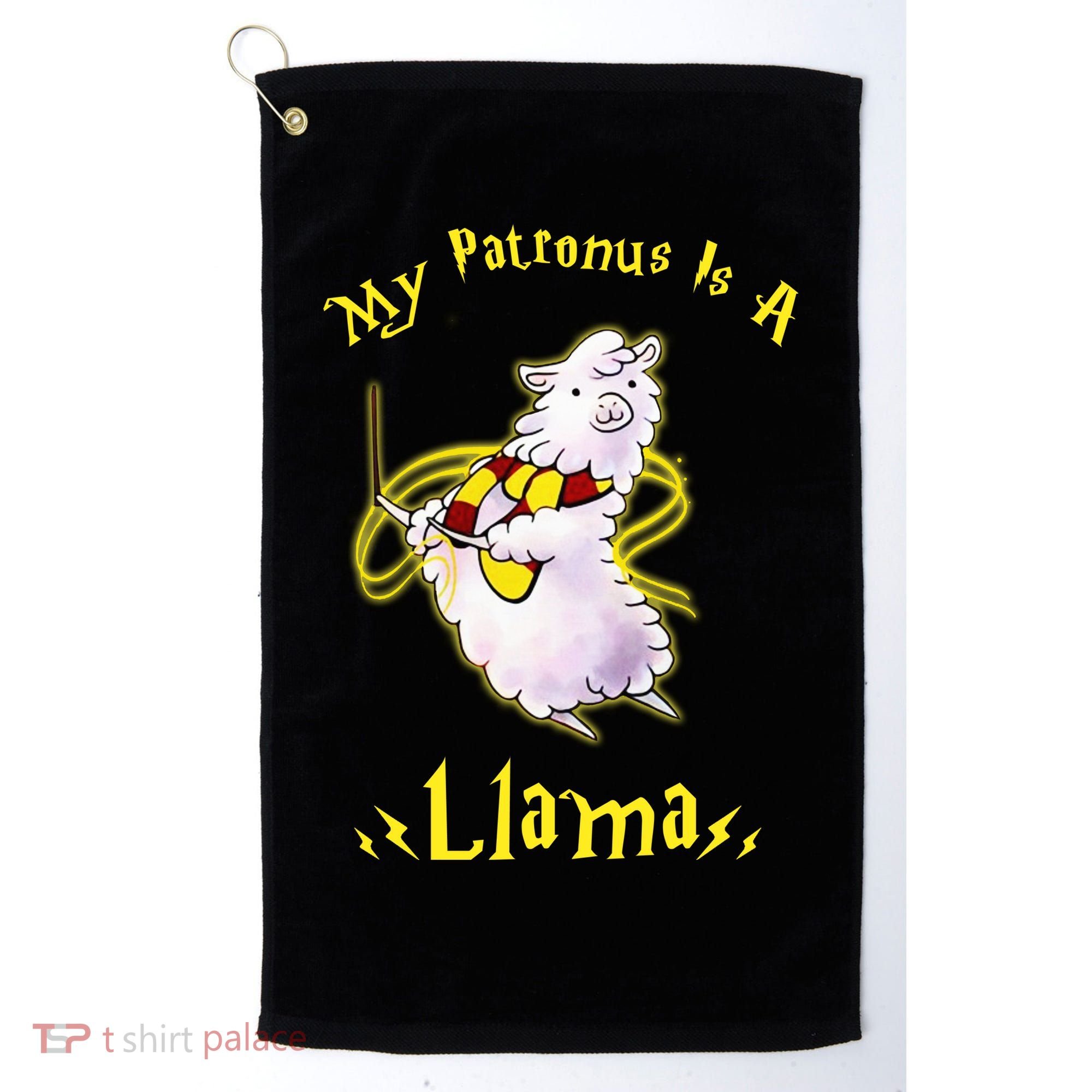 My Patronus Is A Llama Golf Towel