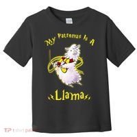 My Patronus Is A Llama Toddler T-Shirt thumb 0