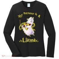 My Patronus Is A Llama Women's Long Sleeve Shirt thumb 0