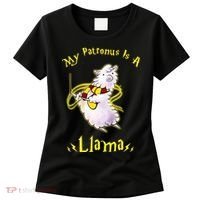 My Patronus Is A Llama Women's T-Shirt thumb 0
