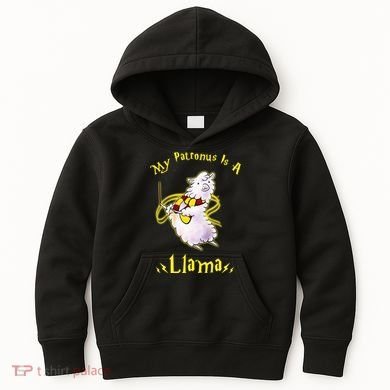My Patronus Is A Llama Kids Hoodie