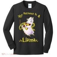 My Patronus Is A Llama Kids Long Sleeve Shirt thumb 0