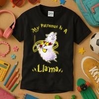 My Patronus Is A Llama Kids T-Shirt thumb 3