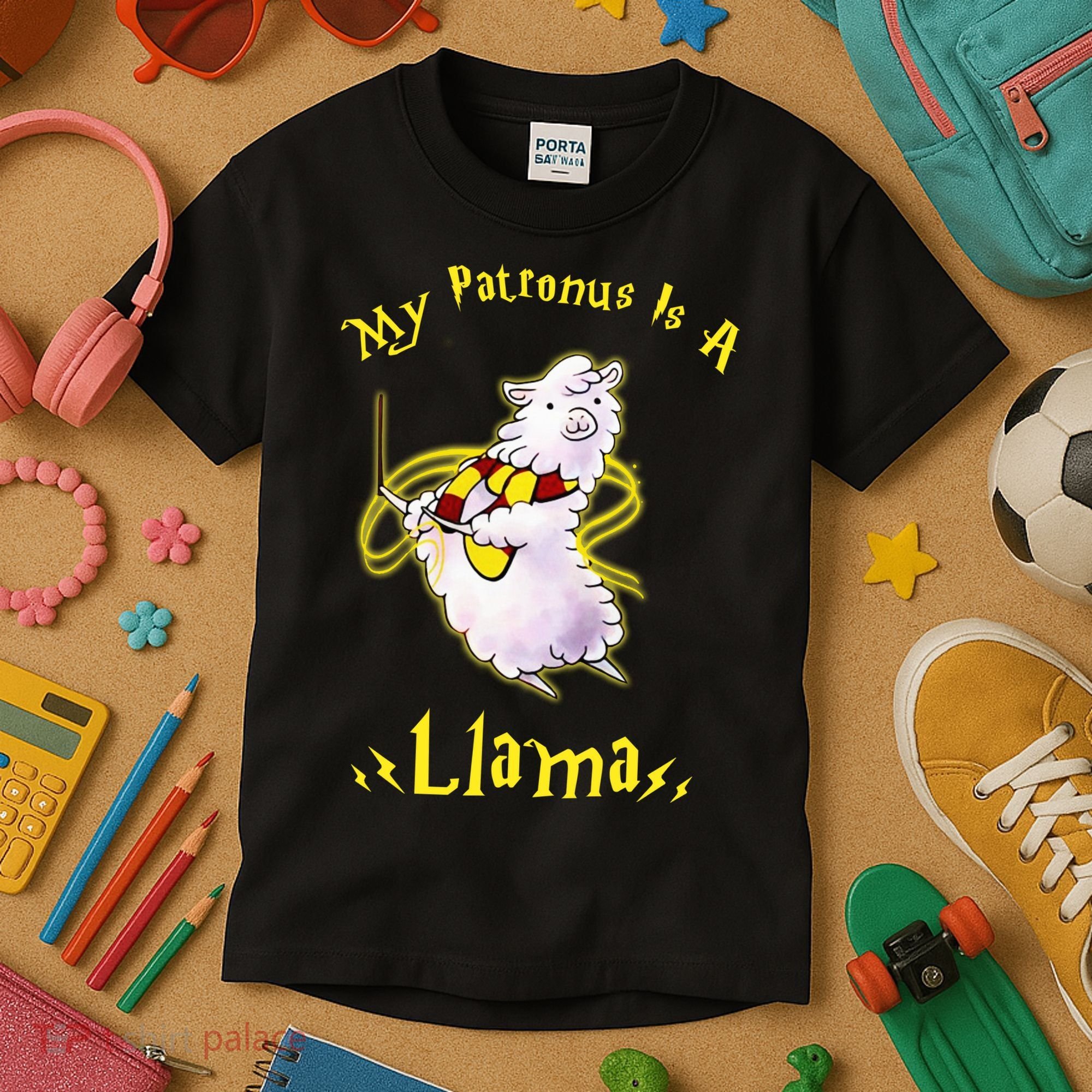 My Patronus Is A Llama Kids T-Shirt