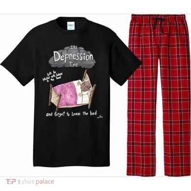 Marcus Pork ItS Depression Time And Forget To Leave The Bed Pajama Set