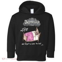 Marcus Pork ItS Depression Time And Forget To Leave The Bed Toddler Hoodie thumb 0