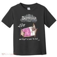 Marcus Pork ItS Depression Time And Forget To Leave The Bed Toddler T-Shirt thumb 0