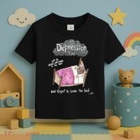 Marcus Pork ItS Depression Time And Forget To Leave The Bed Toddler T-Shirt thumb 3