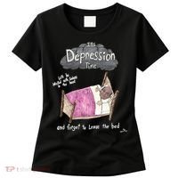 Marcus Pork ItS Depression Time And Forget To Leave The Bed Women's T-Shirt thumb 0