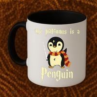 My Patronus Is A Penguin Hot Cute Gift Coffee Mug thumb 2