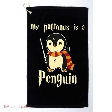 My Patronus Is A Penguin Hot Cute Gift Golf Towel