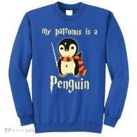 My Patronus Is A Penguin Hot Cute Gift Sweatshirt thumb 0