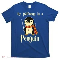 My Patronus Is A Penguin Hot Cute Gift T-Shirt thumb 0
