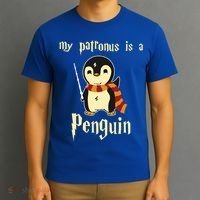 My Patronus Is A Penguin Hot Cute Gift T-Shirt thumb 3