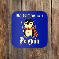 My Patronus Is A Penguin Hot Cute Gift Coaster thumb 0