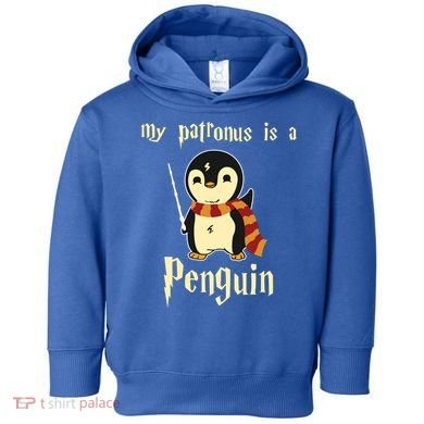 My Patronus Is A Penguin Hot Cute Gift Toddler Hoodie
