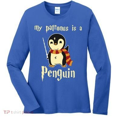 My Patronus Is A Penguin Hot Cute Gift Women's Long Sleeve Shirt