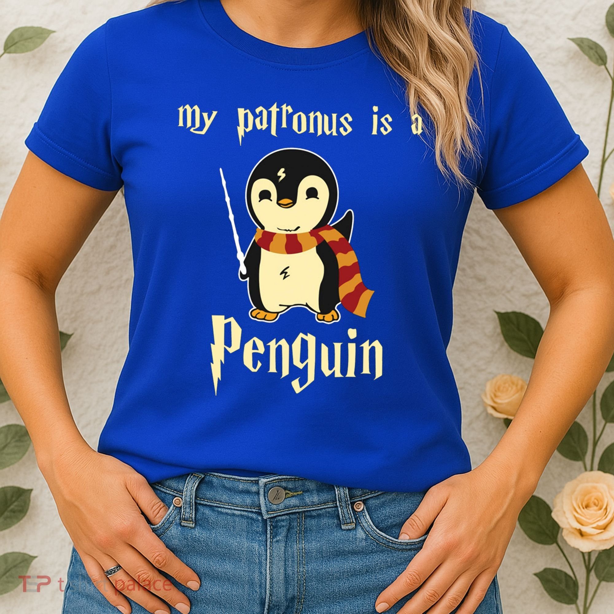 My Patronus Is A Penguin Hot Cute Gift Women's T-Shirt