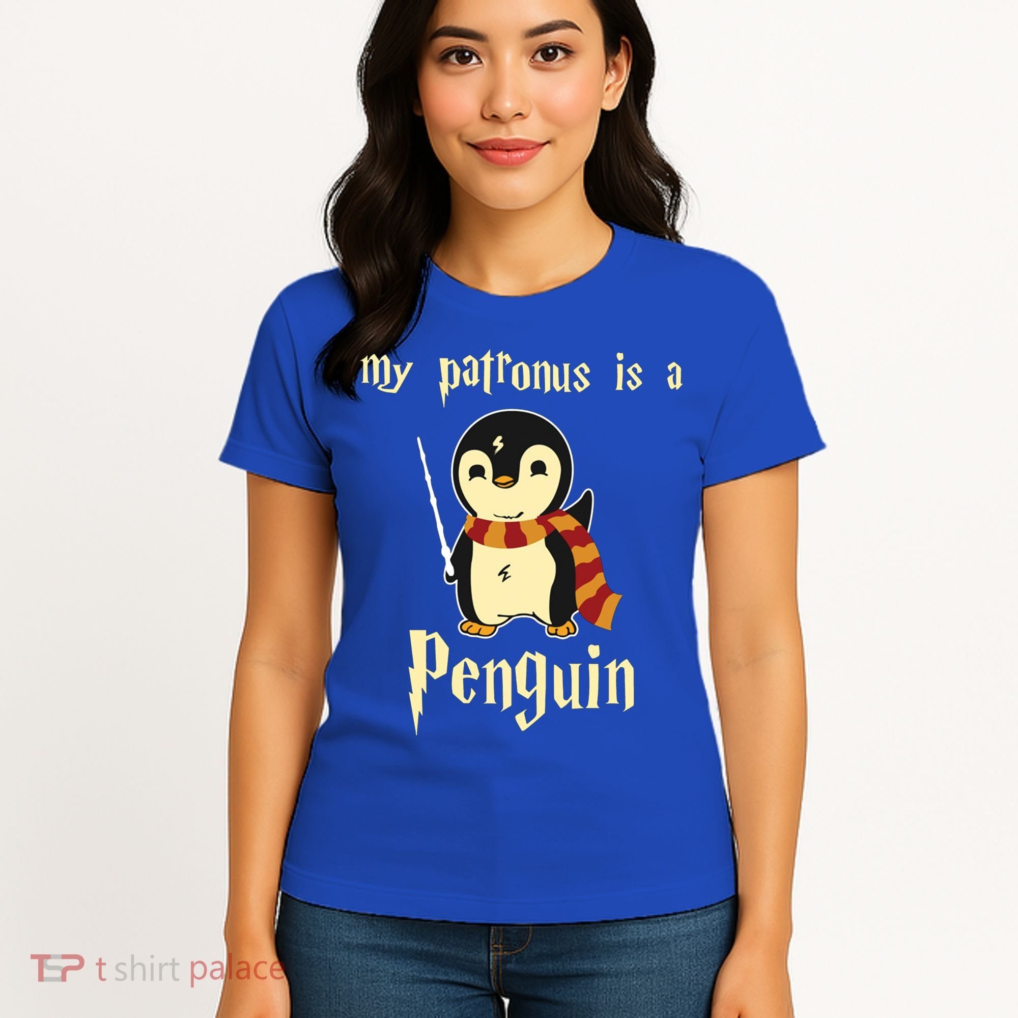 My Patronus Is A Penguin Hot Cute Gift Women's T-Shirt