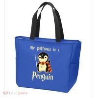 My Patronus Is A Penguin Hot Cute Gift Tote Bag thumb 3
