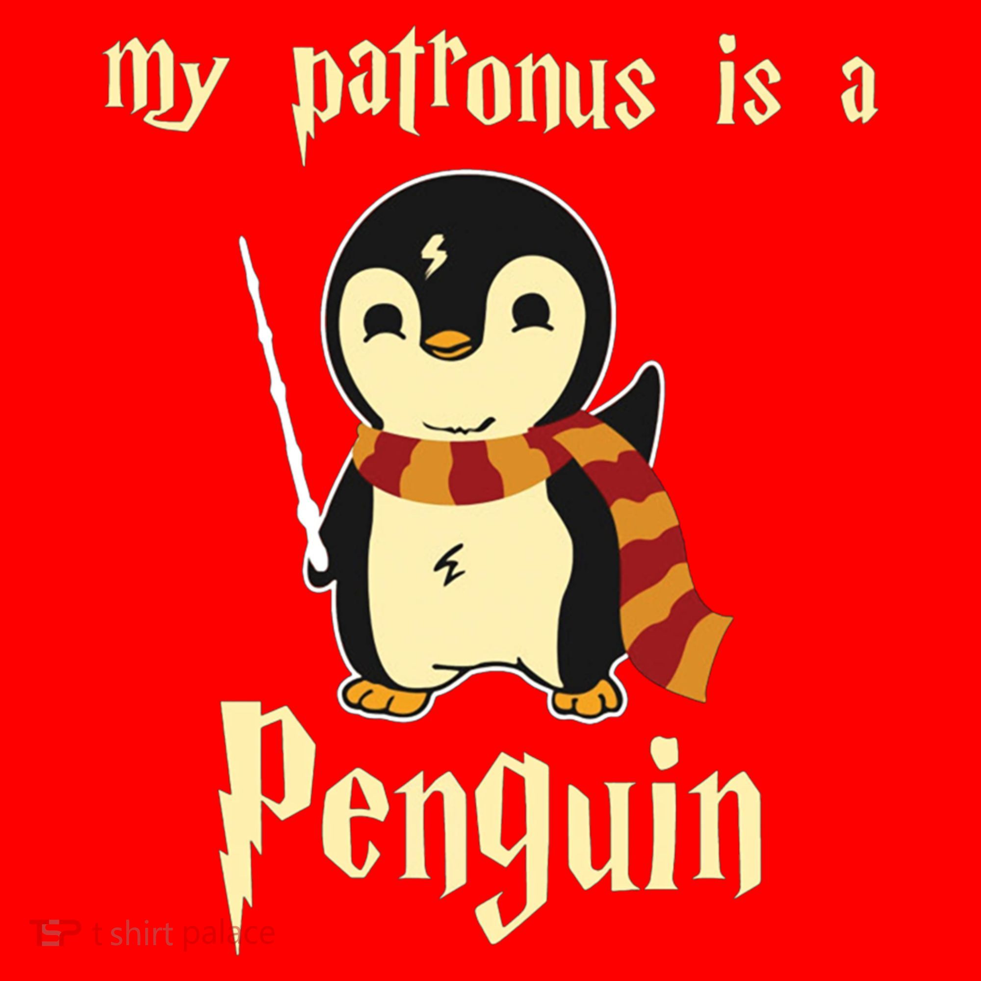 My Patronus Is A Penguin Hot Cute Gift Santa Hat