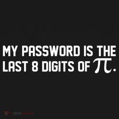 My Password Is The Last 8 Digits Of Pi Pi Day Math Cooling Performance Crew T-Shirt