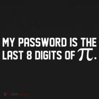 My Password Is The Last 8 Digits Of Pi Pi Day Math Ornament thumb 1