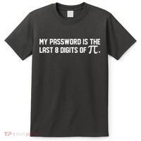 My Password Is The Last 8 Digits Of Pi Pi Day Math T-Shirt thumb 0