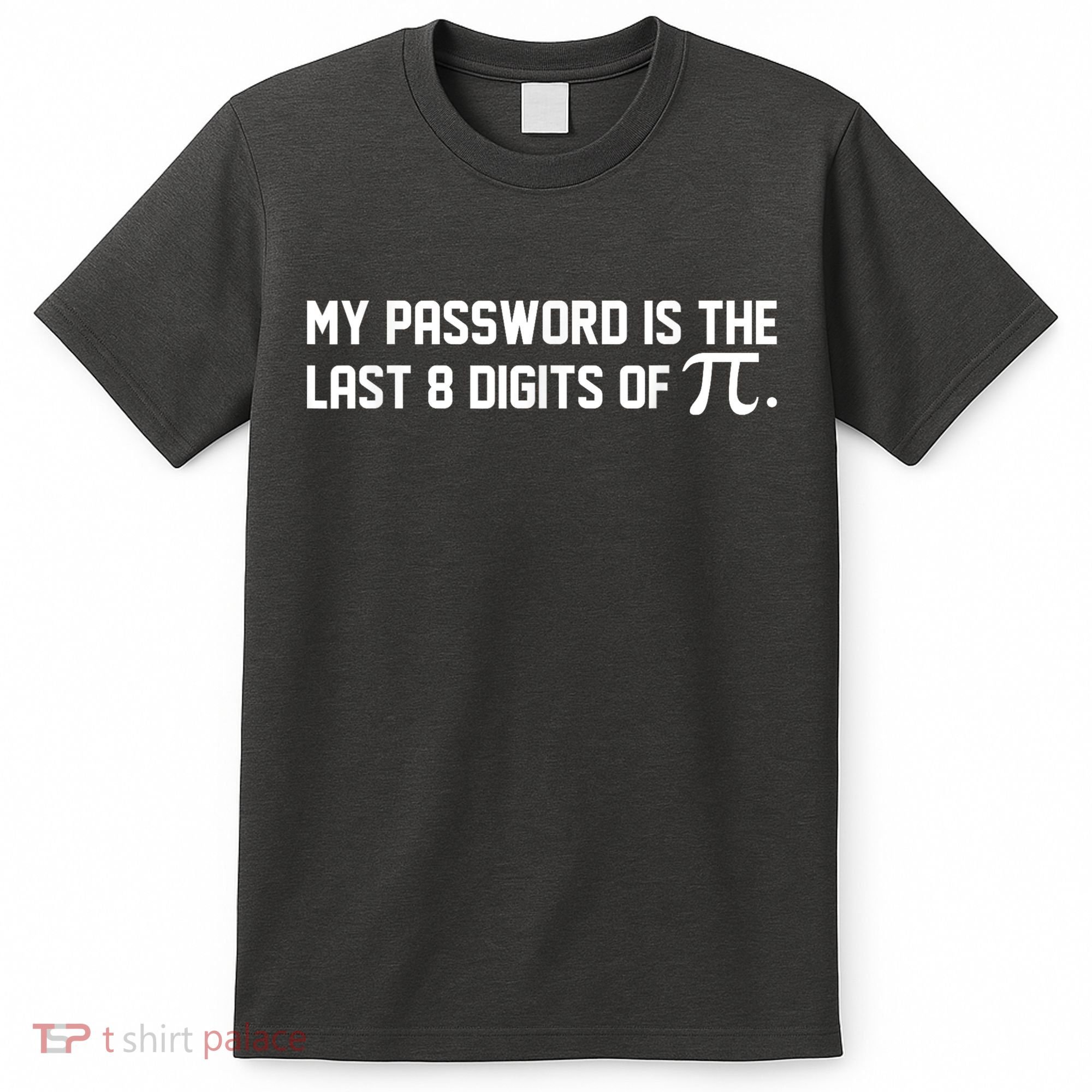 My Password Is The Last 8 Digits Of Pi Pi Day Math T-Shirt