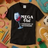 Mega Pint I Thought It Necessary Kids T-Shirt thumb 3