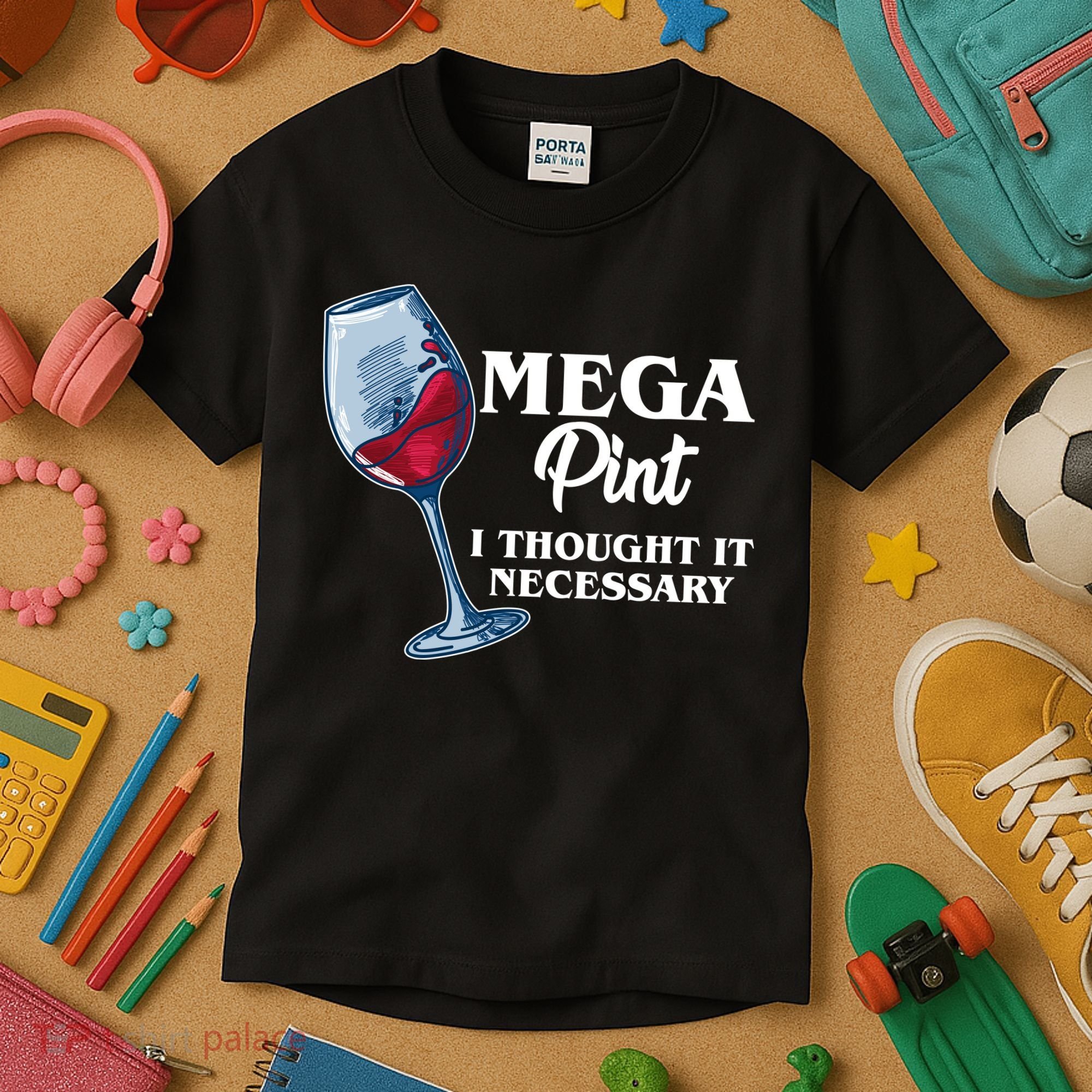 Mega Pint I Thought It Necessary Kids T-Shirt