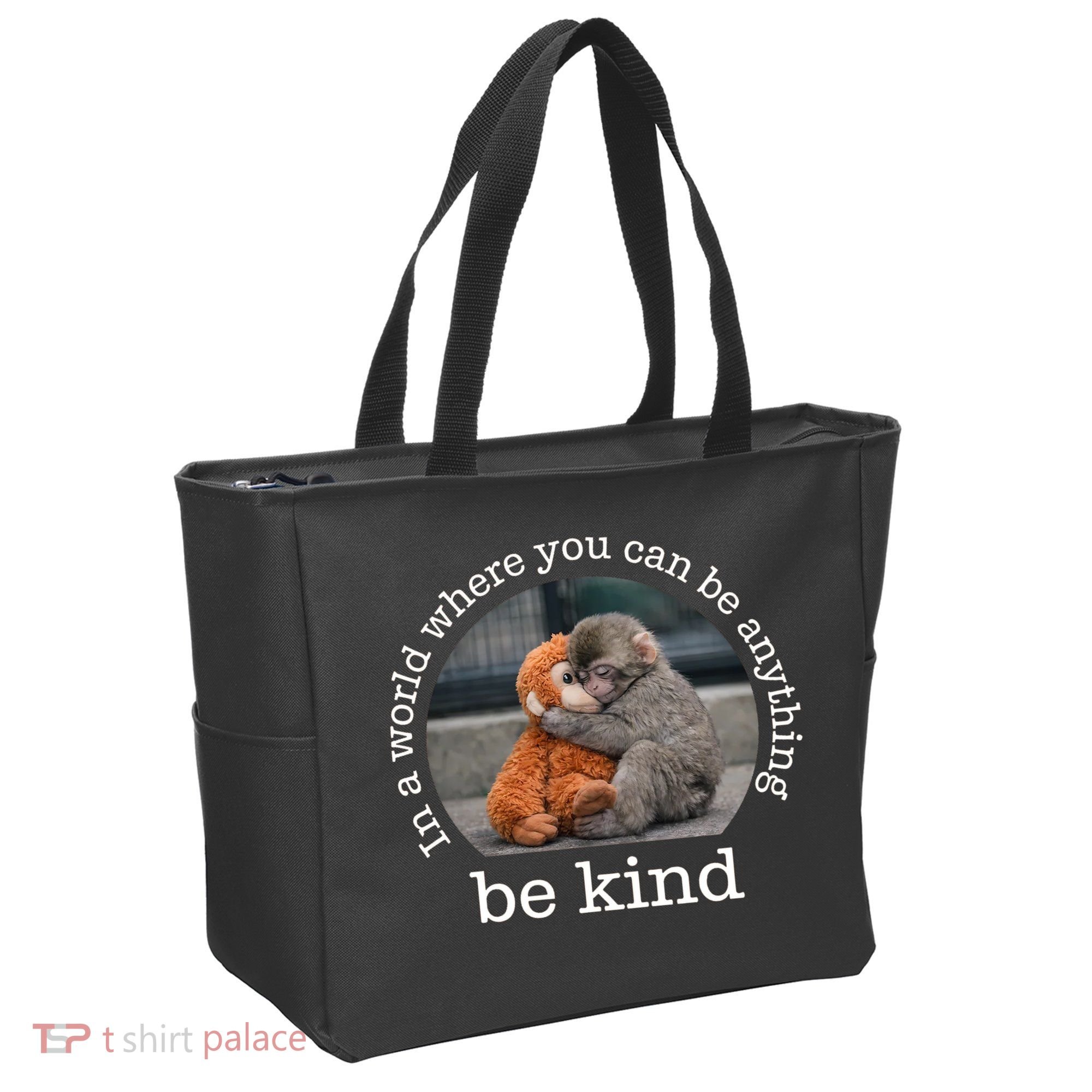 Monkey Punch In The World Where You Can Be Anything Be Kind Tote Bag