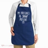 My Presence Is Your Present Funny Gift Apron thumb 2