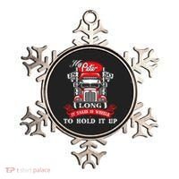 My Peter Is So Long Semi Truck Driver Trucker Big Rig Ornament thumb 0